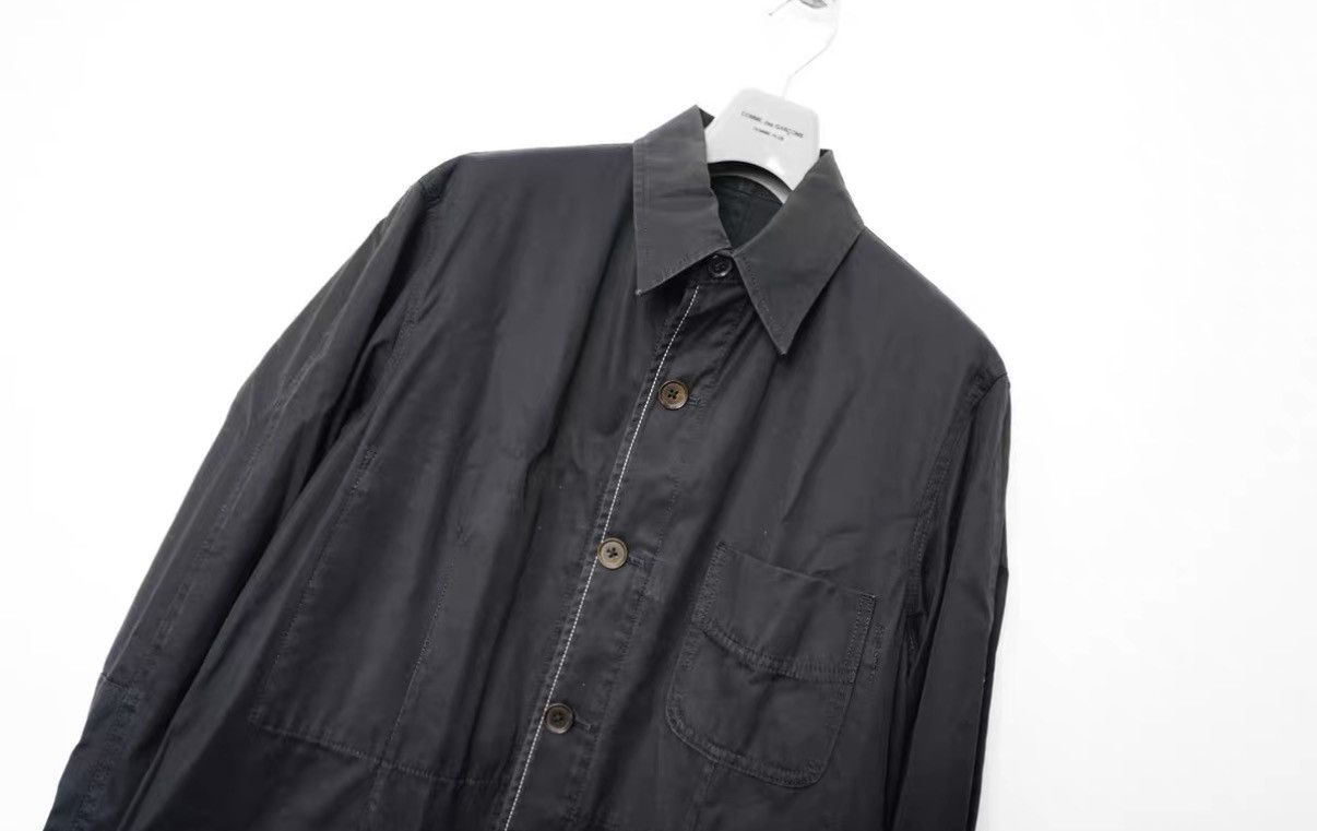 Yohji Yamamoto Yohji Yamamoto Oversized Contrast Stitch Workwear Blazer Size US M / EU 48-50 / 2 - 5 Thumbnail