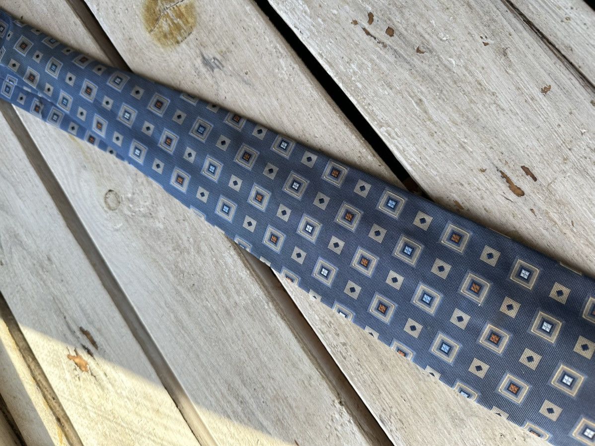 Designer × Hugo Boss 🚨RARE Hugo Boss Tie old money style Blue luxury monogram Size ONE SIZE - 8 Thumbnail