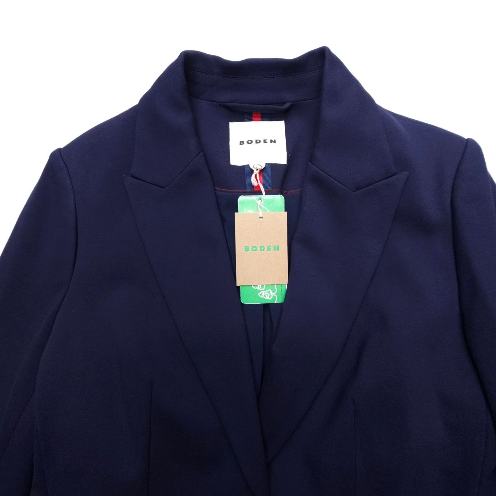 Boden Boden Marylebone Ponte Blazer Womens 8 R Navy Blue Career Preppy Stretch NWT Blazer Size M / US 6-8 / IT 42-44 - 4 Thumbnail