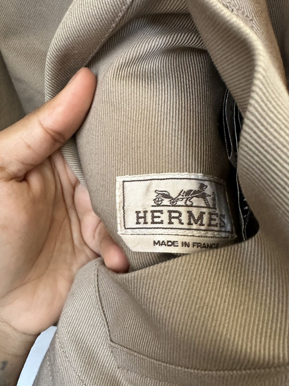 Hermes $3700 Hermes Reversible rib trim jacket Size US M / EU 48-50 / 2 - 17 Thumbnail