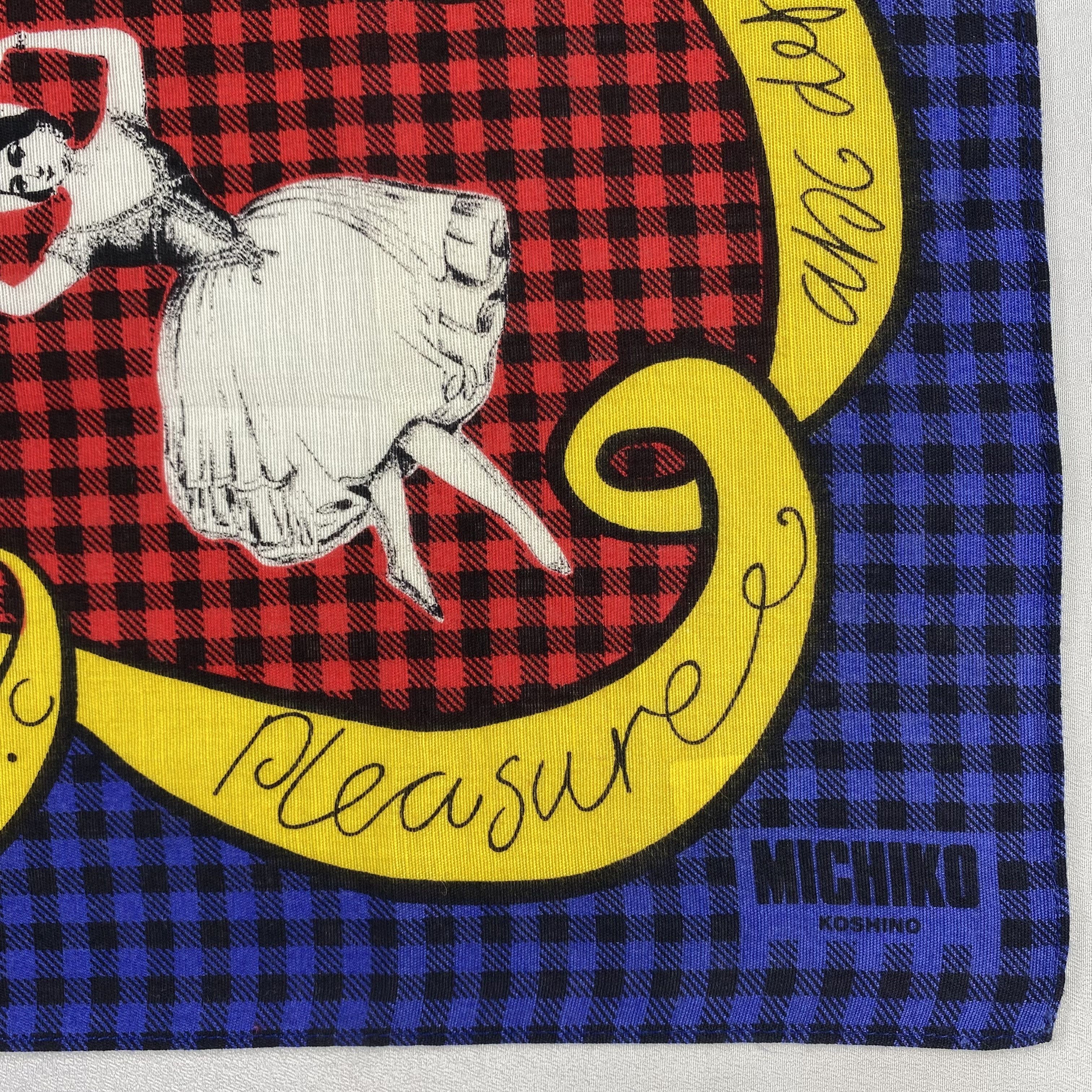 Michiko Koshino London × Vintage Michiko Koshino London Handkerchief / Neckerchief-P1434 Size ONE SIZE - 3 Thumbnail