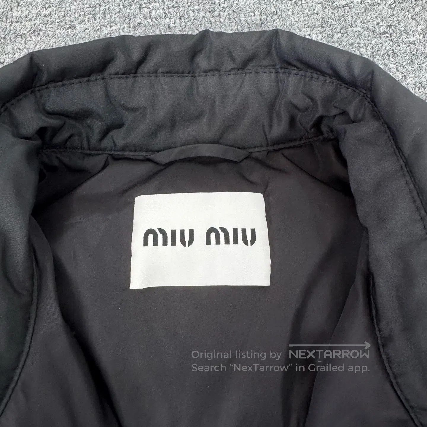 Miu Miu miu miu Short, shirt-style down jacket coat| Size S / US 4 / IT 40 - 7 Thumbnail