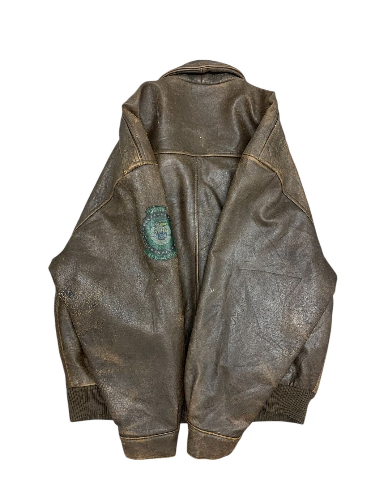 Leather Vintage Neo Blood Patches Leather Flight Jacket Size US M / EU 48-50 / 2 - 12 Thumbnail