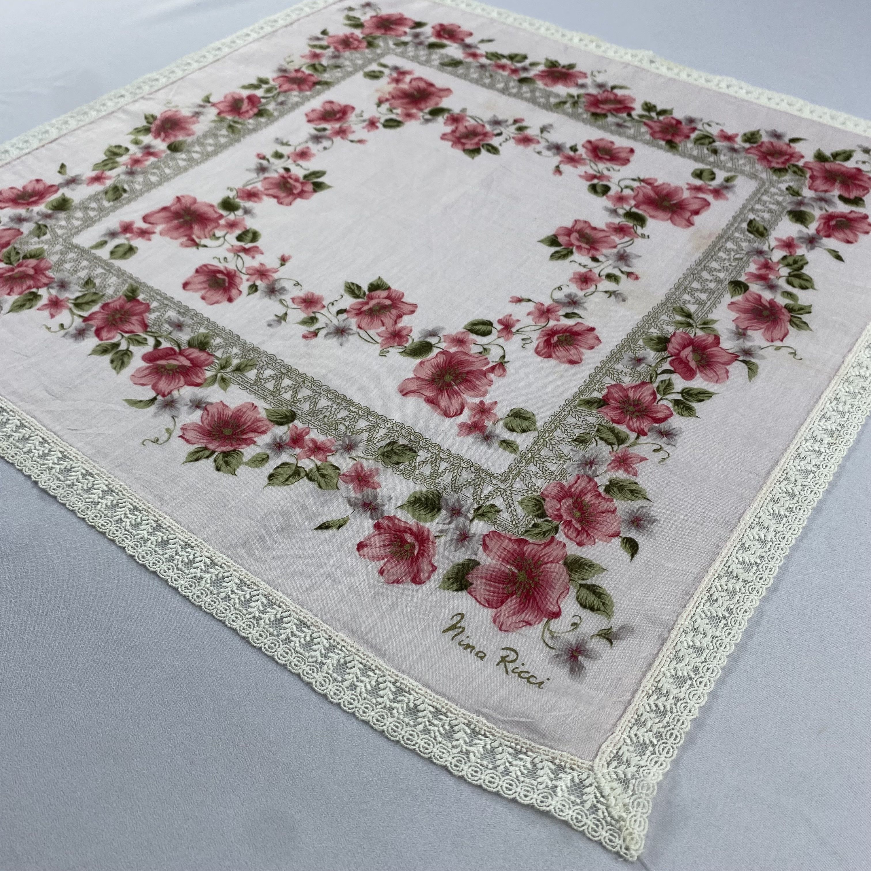 Nina Ricci Nina Ricci Handkerchief / Bandana / Neckerchief C909 Size ONE SIZE - 4 Thumbnail