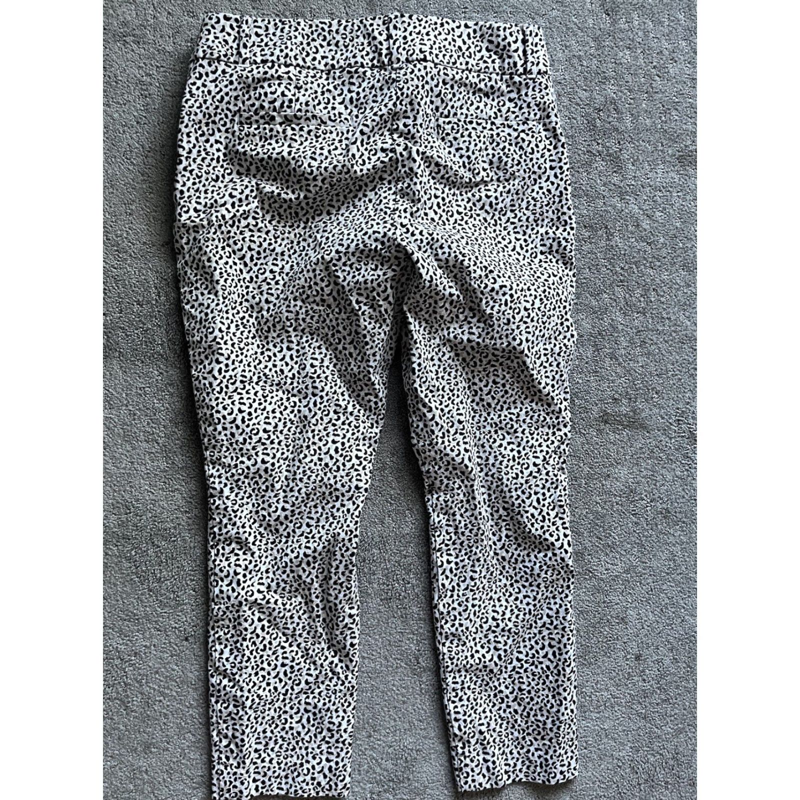 Ann Taylor Ann Taylor LOFT Outlet Animal Print Skinny Ankle Pull on Pants Womens Size 10 Size 32" / US 10 / IT 46 - 3 Thumbnail