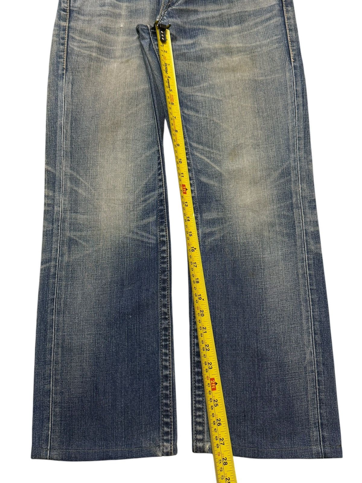 Levi's Vintage 90s Levis 502 Blue Mud Wash Whiskers Straight Leg Size US 30 / EU 46 - 11 Thumbnail
