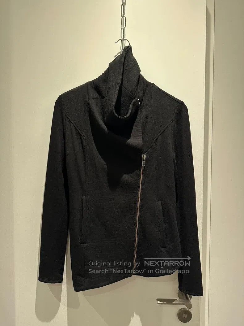 Helmut Lang HELMUT LANG size P Black zip-up knitted jacket Size M / US 6-8 / IT 42-44 - 6 Thumbnail