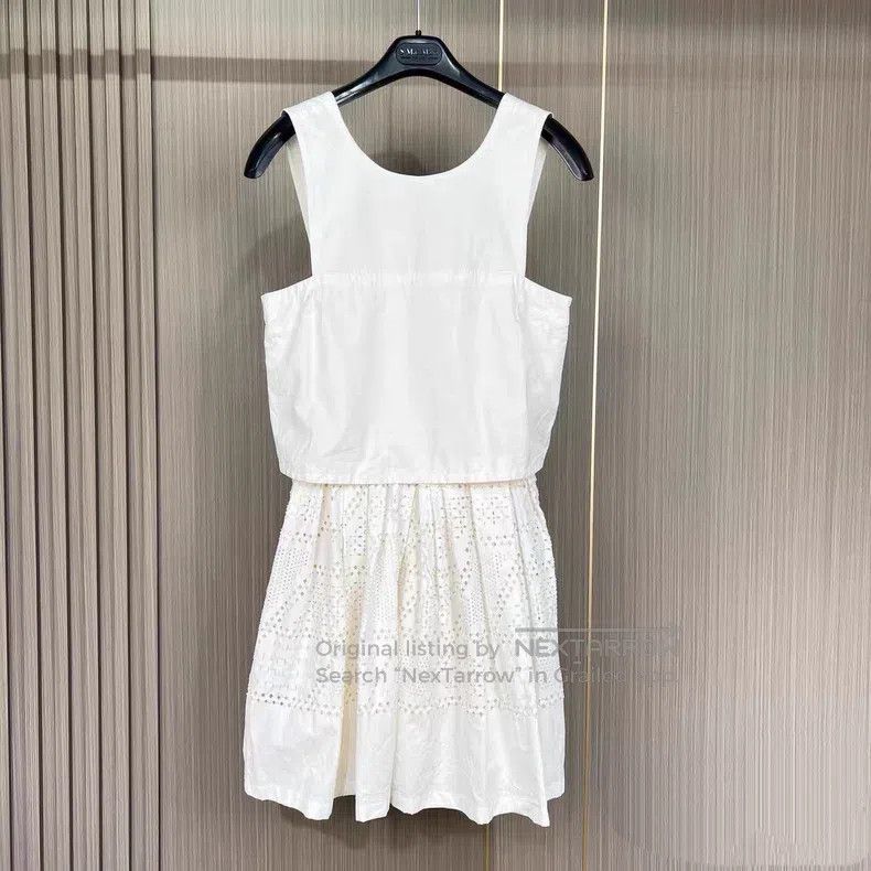 Fendi Fendi White Lace Dress Size XS / US 0-2 / IT 36-38 - 1 Thumbnail