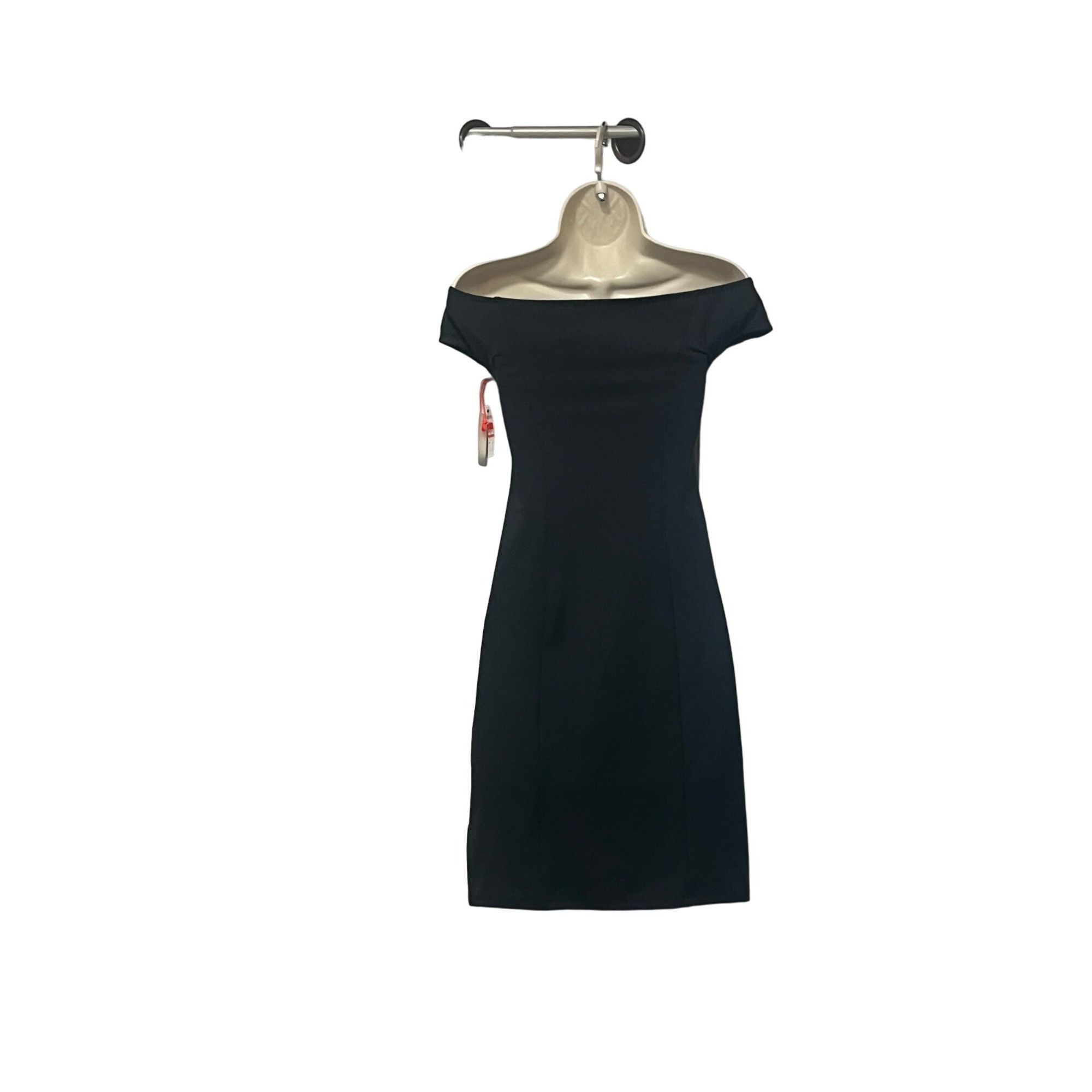 Other Open Edit Off the Shoulder Sheath Dress, Black, XXS Size XXS / US 00 / IT 34 - 11 Thumbnail