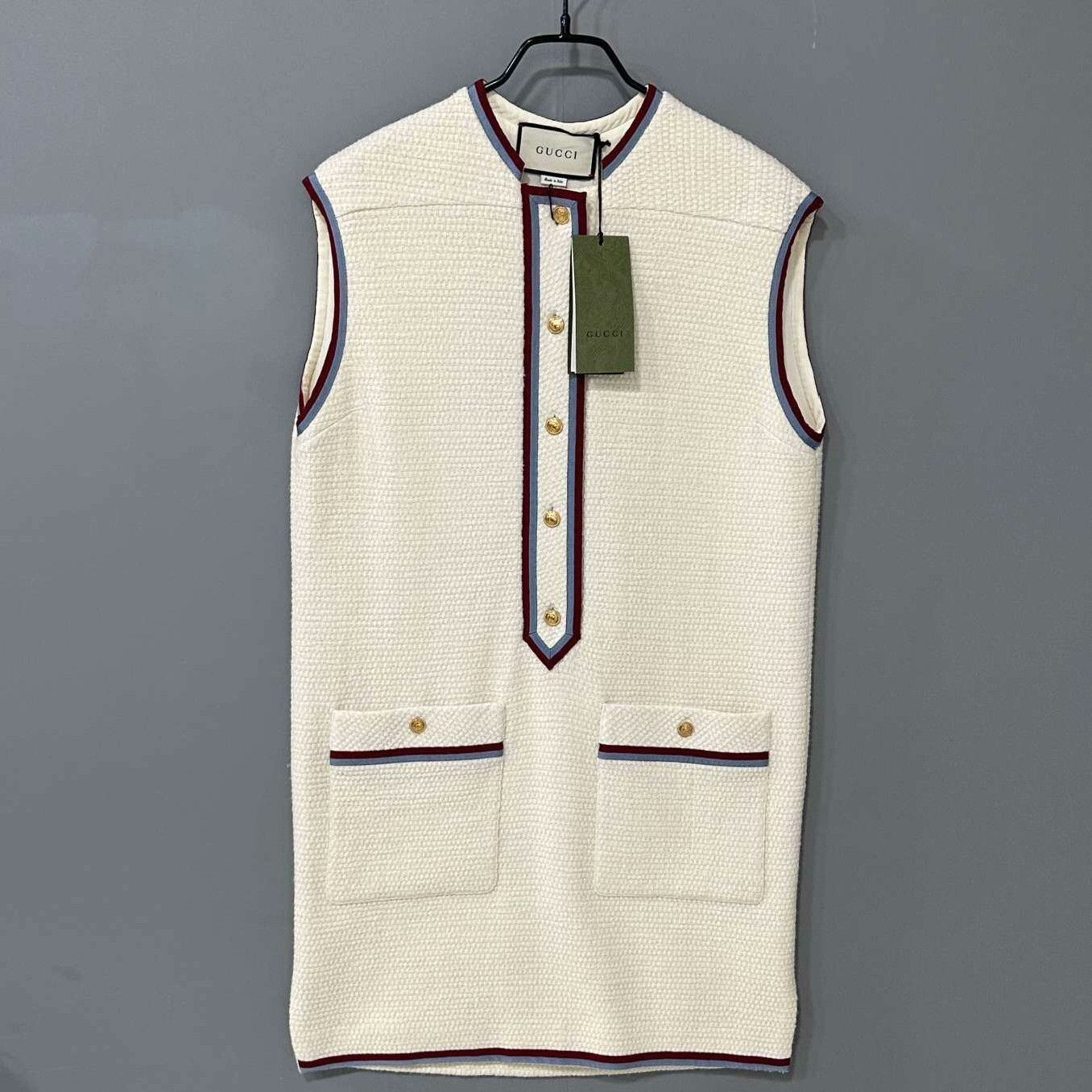 Gucci Gucci Beige Dress S Women Size S / US 4 / IT 40 - 1 Thumbnail