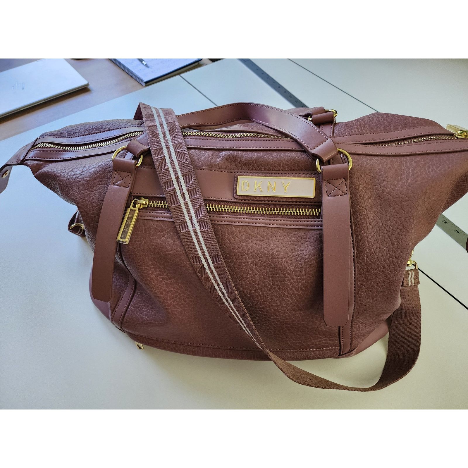 DKNY DKNY Rapture Ash Weekender Tote Primrose Size ONE SIZE - 1 Thumbnail