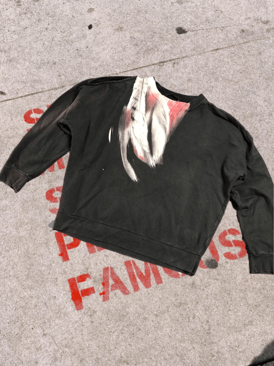 Allsaints AllSaints Sweater Oversized Sweatshirt Designer Crew Top Size XS / US 0-2 / IT 36-38 - 1 Thumbnail