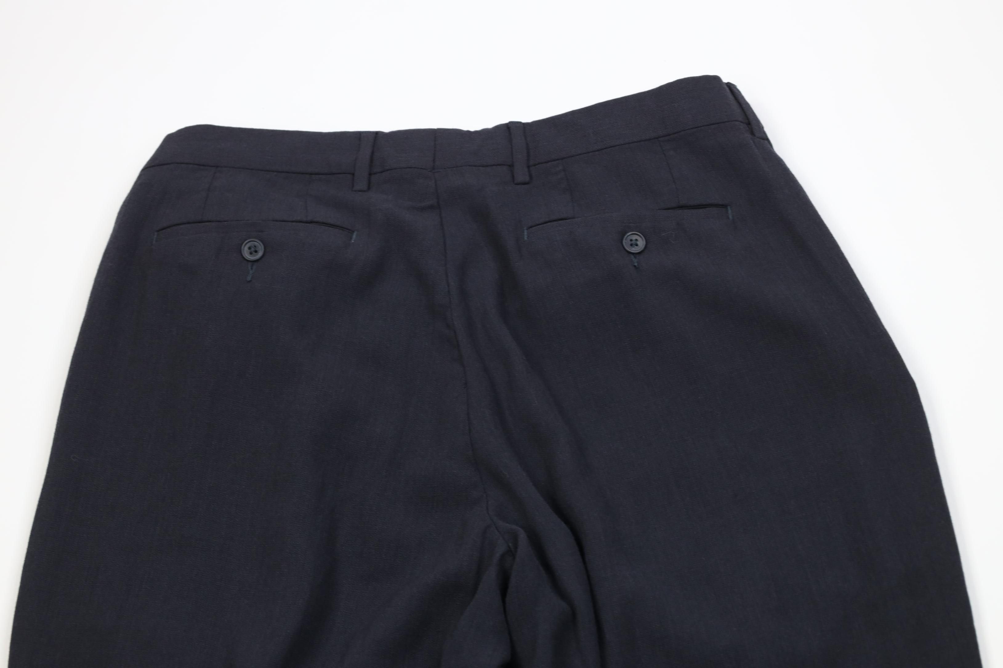 Vintage Vintage 90s Streetwear Gabardine Knit Wide Leg Chino Pants Size US 38 / EU 54 - 9 Thumbnail