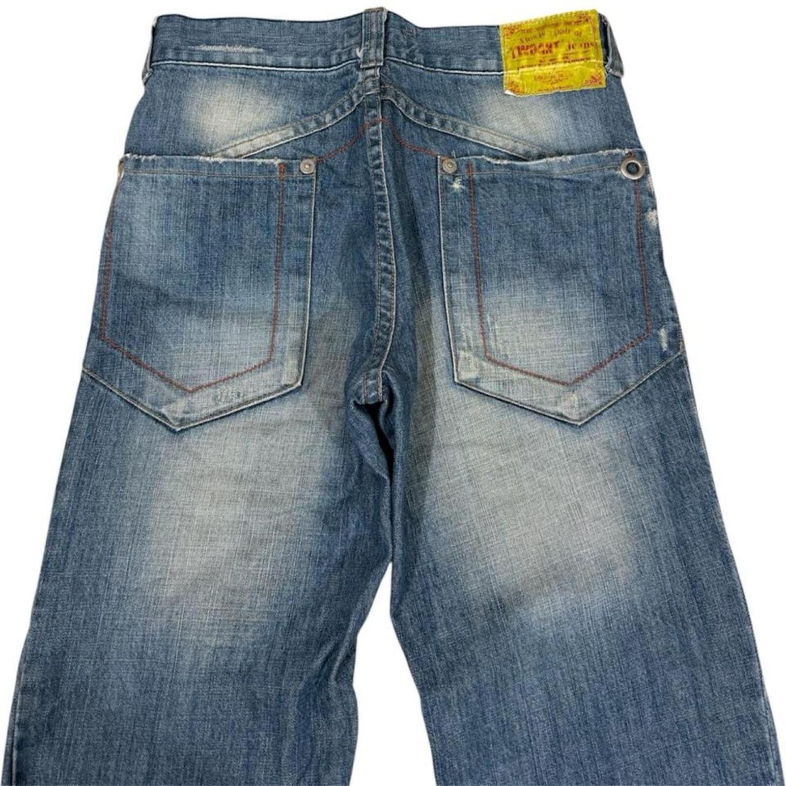 True Religion Two ant baggy style unique denim jeans Size US 31 - 4 Thumbnail