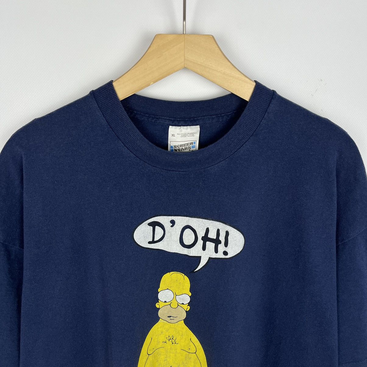 Cartoon Network Vintage Simpsons Homer cartoon humor tee 1997 Size US XL / EU 56 / 4 - 6 Thumbnail