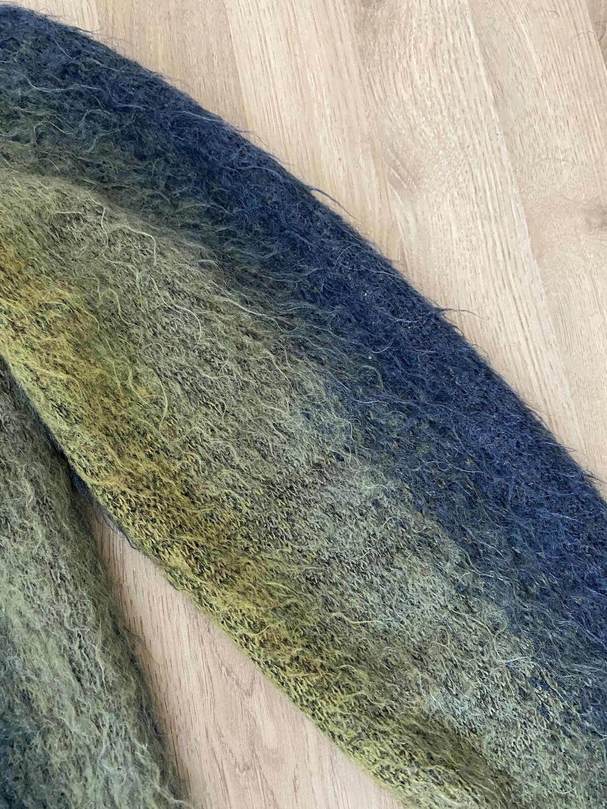 Needles Needles x Beams Plus Green Mohair Cardigan Size US M / EU 48-50 / 2 - 3 Thumbnail