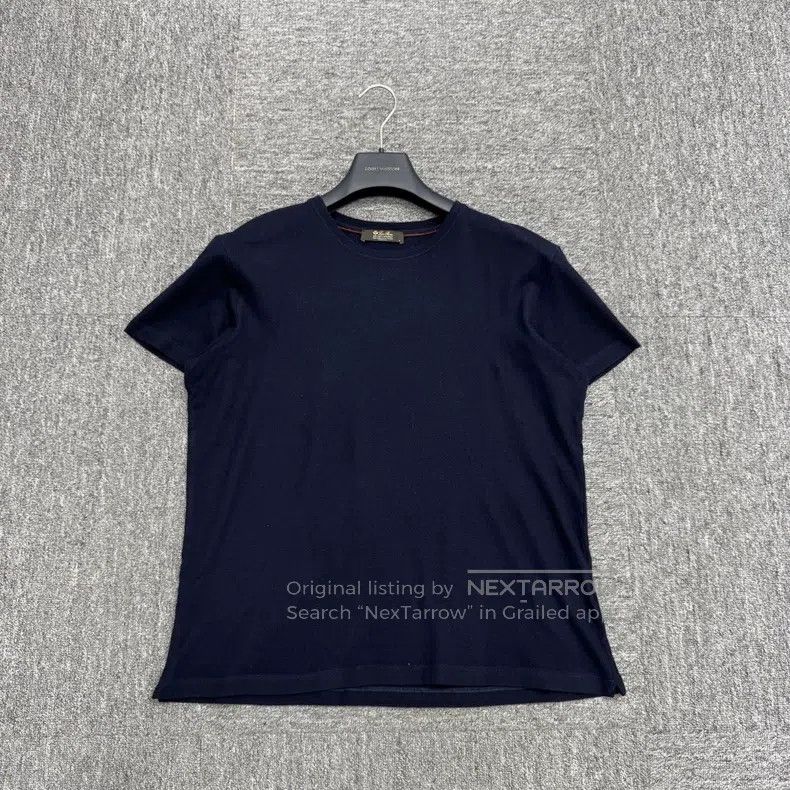 Loewe Loewe Deep blue wool short-sleeve Size L / US 10 / IT 46 - 1 Thumbnail