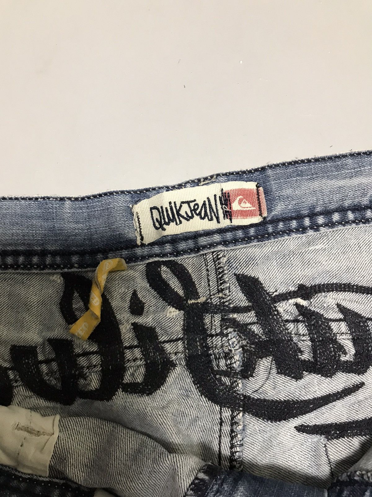 JNCO Vintage quicksilver embroidered denim jort Size US 38 / EU 54 - 7 Thumbnail