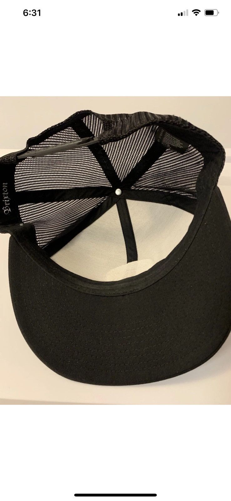 Brixton Brixton cap hat SnapBack black Size ONE SIZE - 6 Thumbnail