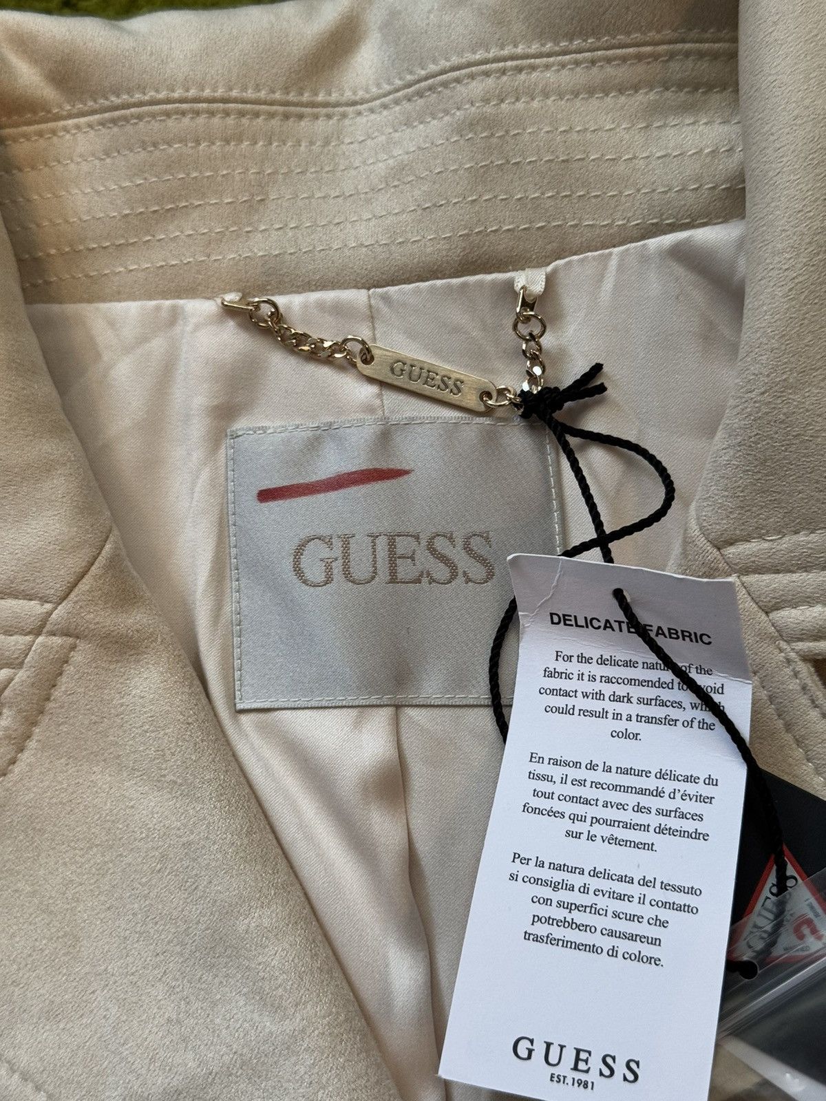 Designer × Guess Guess NWT oldmoney style belted vest gilet Size S / US 4 / IT 40 - 5 Thumbnail