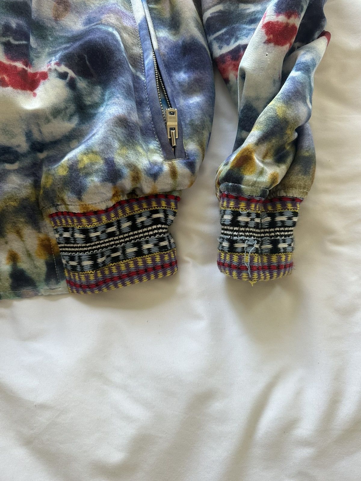 Amiri Amiri Tie Dye Bomber with Embroidered Cuffs Size US M / EU 48-50 / 2 - 7 Thumbnail