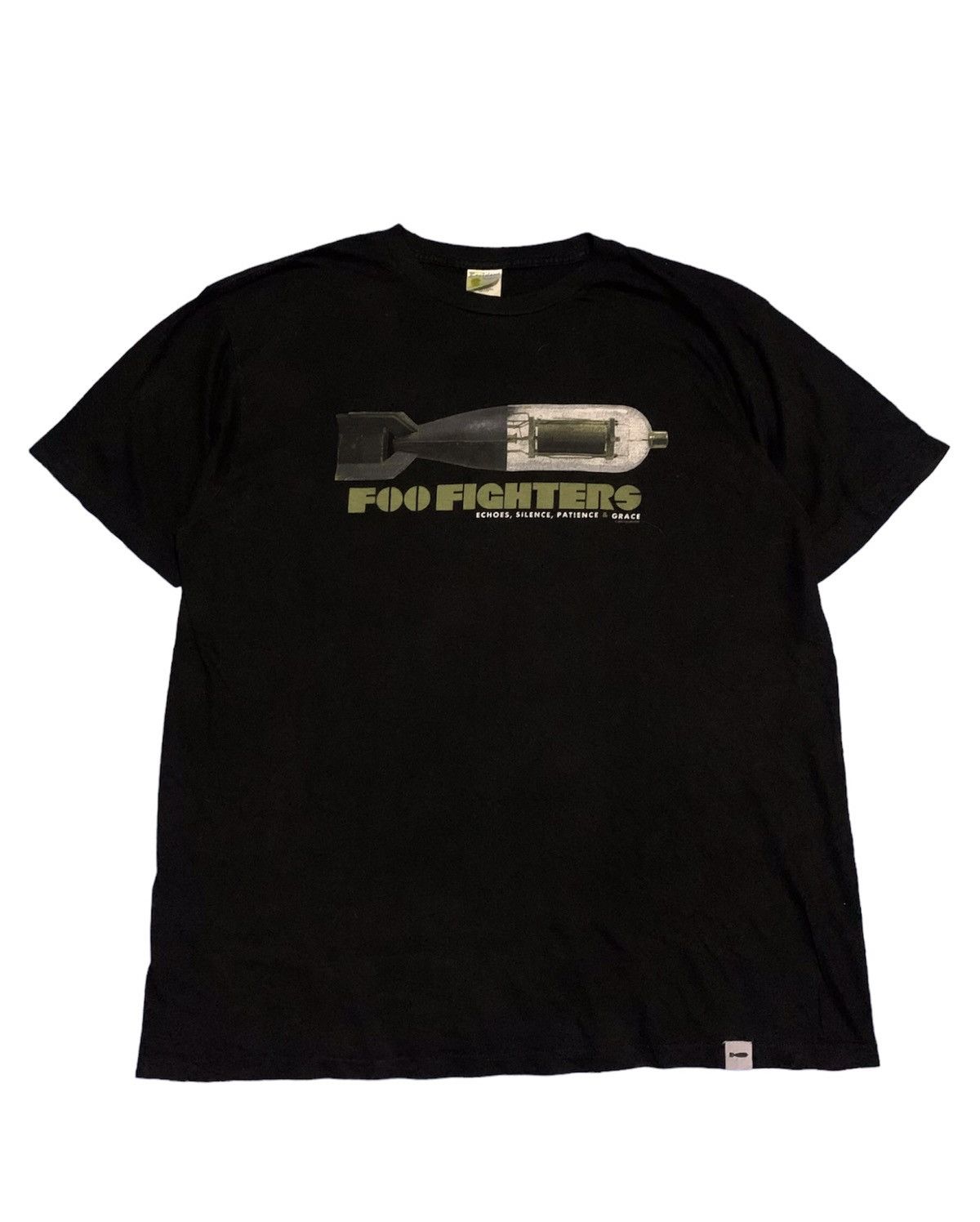 image of Band Tees x Tour Tee Vintage 2007 Foo Fighters Us Tour Tee in Black, Men's (Size 2XL)