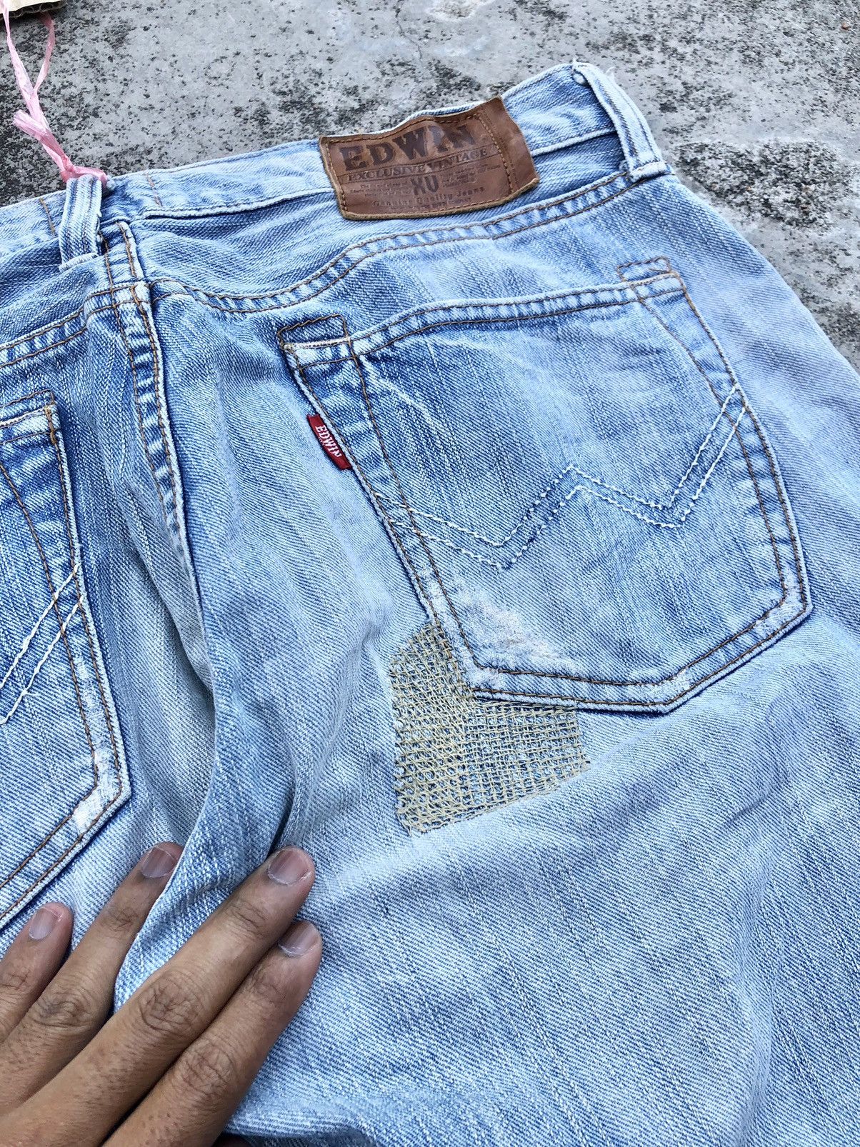Edwin EDWIN PATCHES DISTRESSED DENIM Size US 32 / EU 48 - 8 Thumbnail