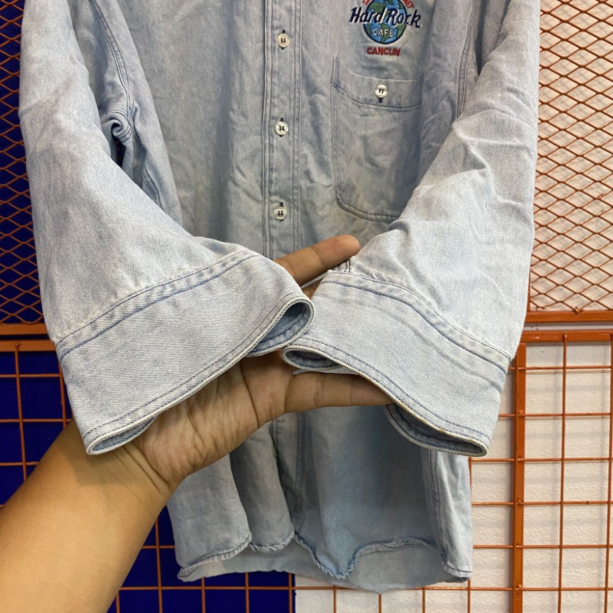 Hard Rock Cafe Vintage Hard Rock Cafe Cancun Shirt Jeans Embroidery Size US M / EU 48-50 / 2 - 4 Thumbnail