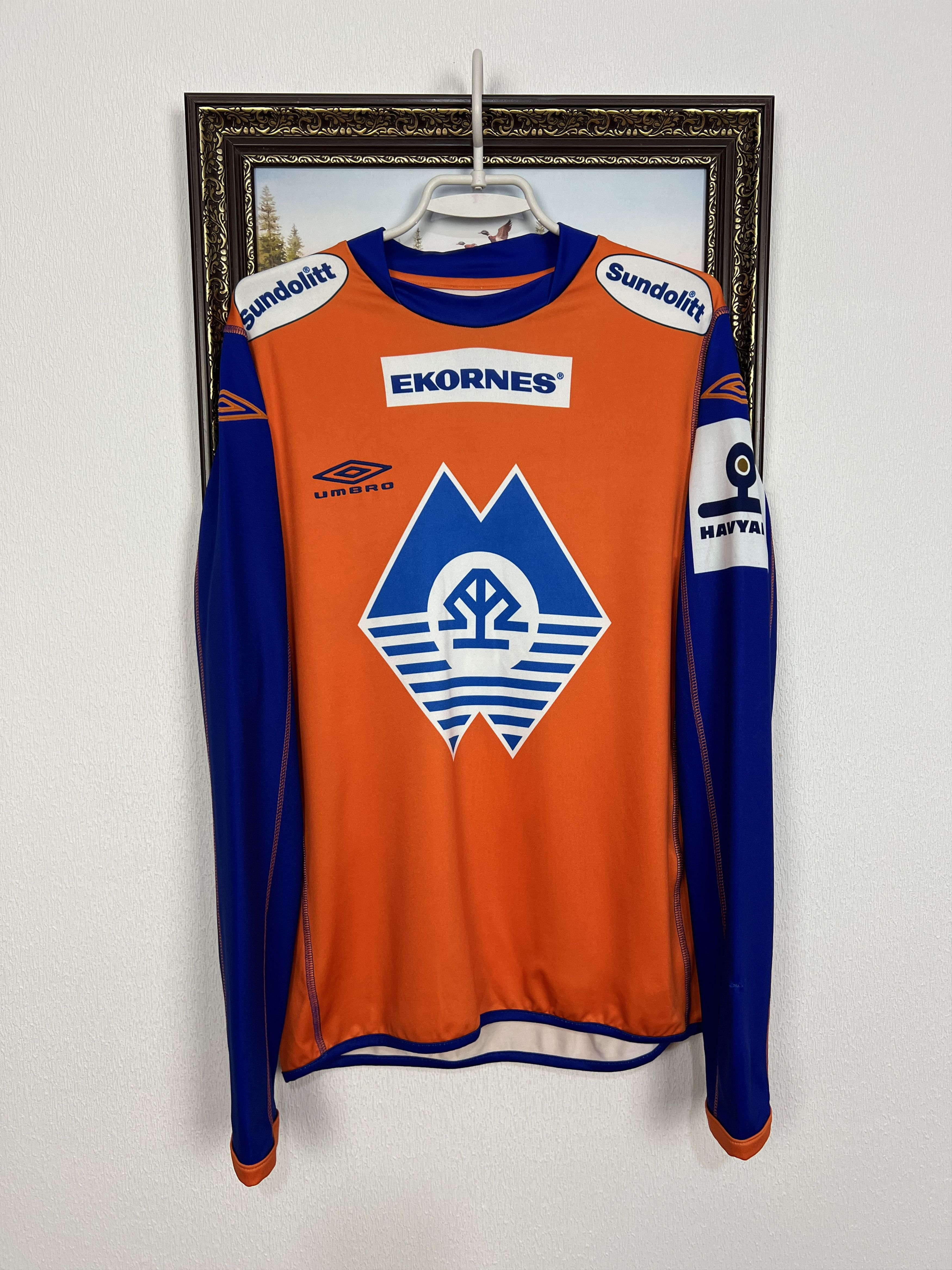 Umbro Aalesunds FK football shirt 2007 Soccer Long Sleeve Jersey Size US L / EU 52-54 / 3 - 1 Thumbnail