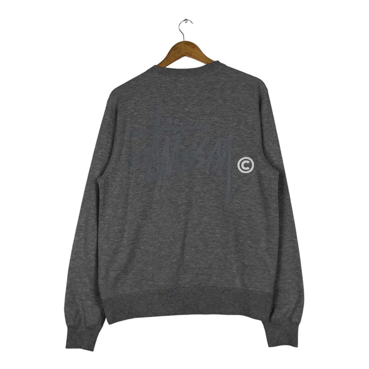 Japanese Brand × Stussy Vintage Stussy Japanese Brand Rare Design Grey Sweatshirt Size US S / EU 44-46 / 1 - 7 Thumbnail