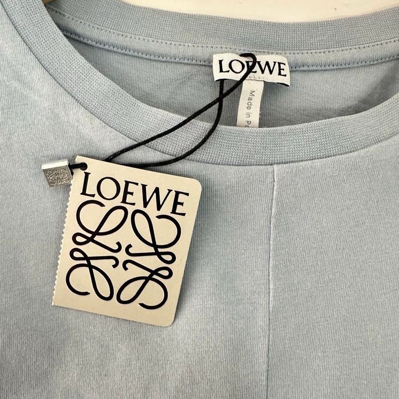 Loewe LOEWE Irregular hem logo short sleeve T-shirt Size M / US 6-8 / IT 42-44 - 5 Thumbnail