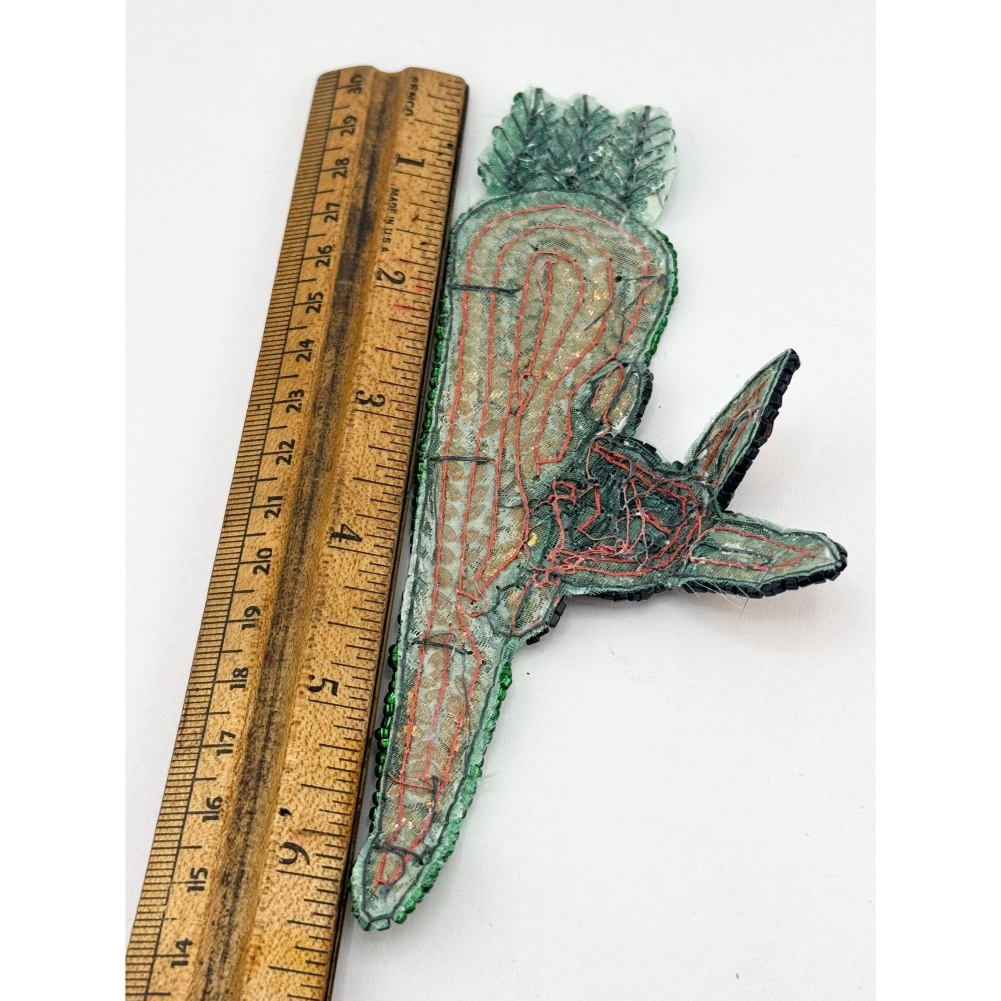 Vintage Vintage Sequin Beaded Applique Embroidered Patch Sew On East Size ONE SIZE - 5 Thumbnail