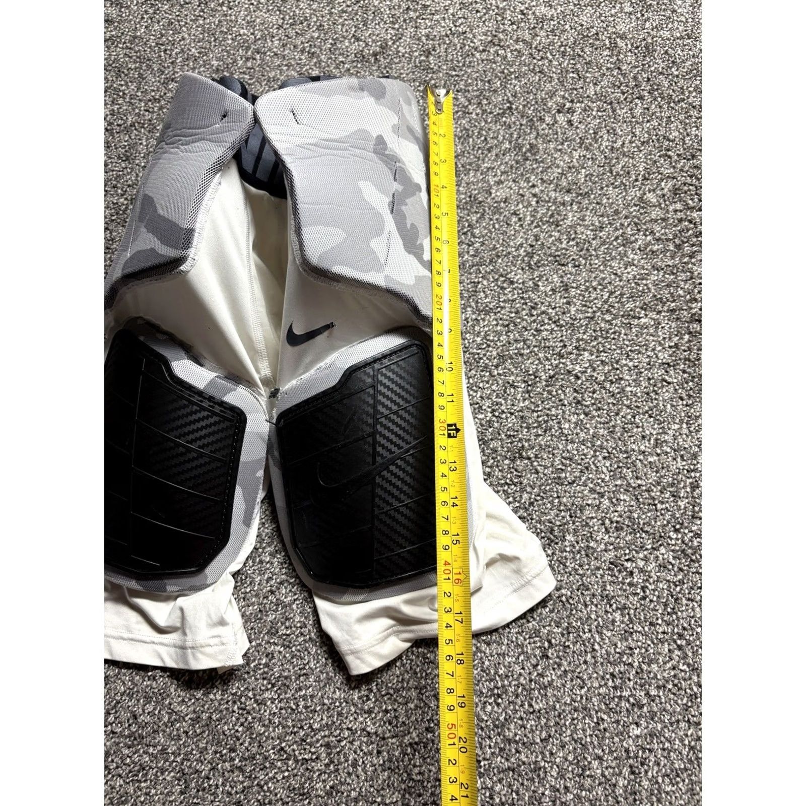 Nike Nike Pro Hyperstrong Padded Compression Shorts Mens Large White Size US 33 - 3 Thumbnail