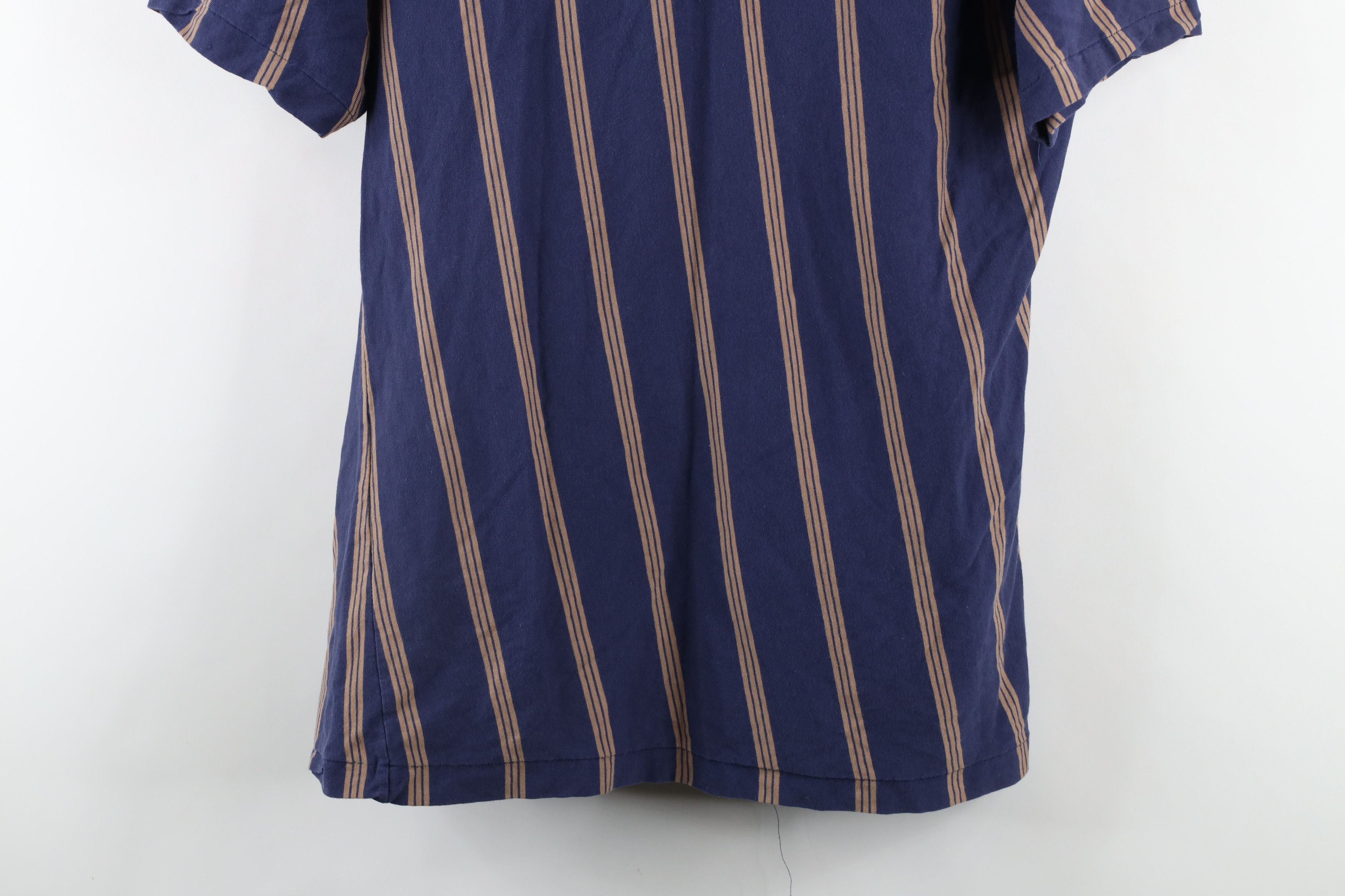 Vintage Vintage 90s Streetwear Striped Knit Collared Polo Japan Size US L / EU 52-54 / 3 - 3 Thumbnail