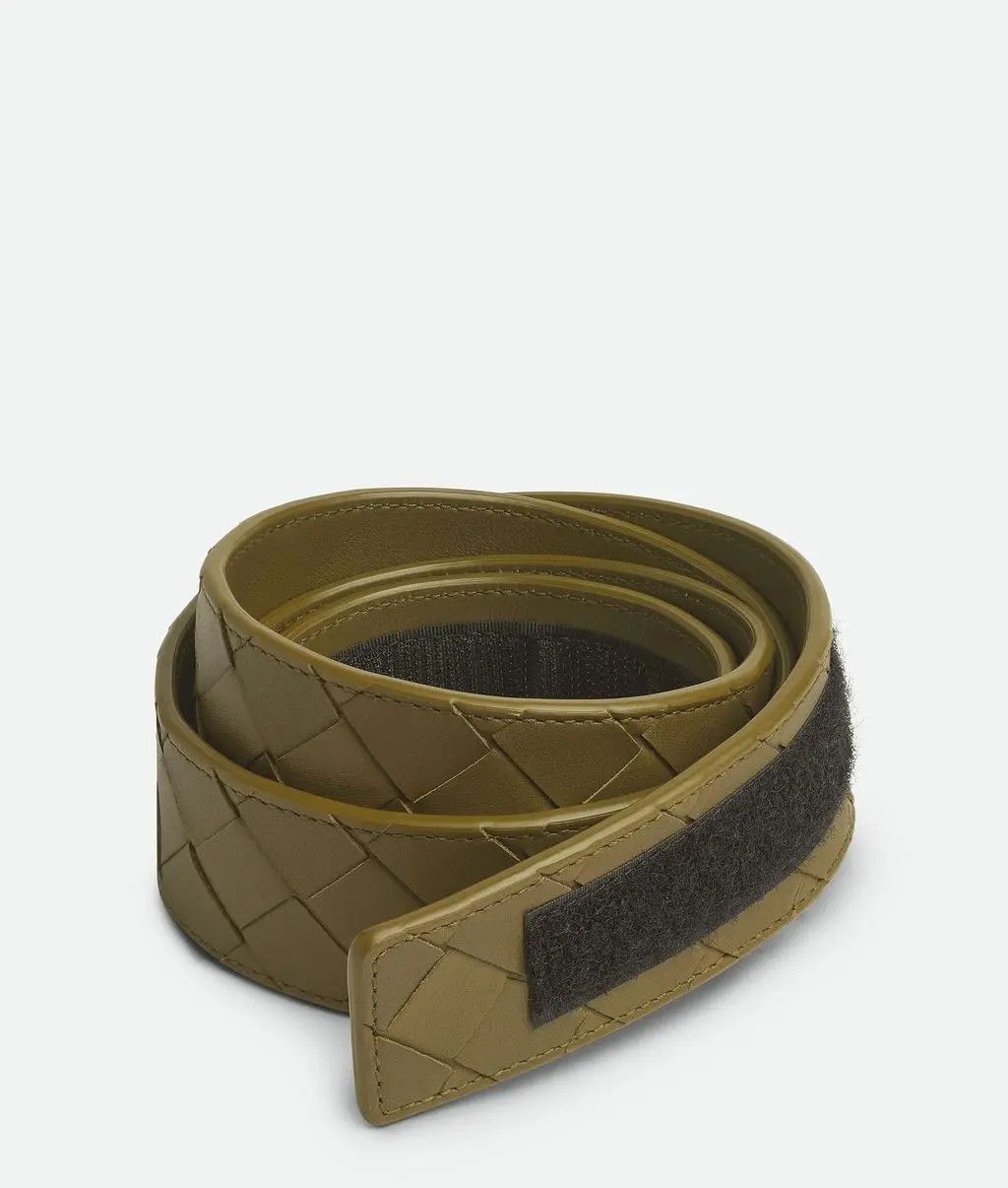 Bottega Veneta o1w1db10525 Size: 85 / Intrecciato Belt Velcro® Brand Tape Size 34 - 1 Thumbnail