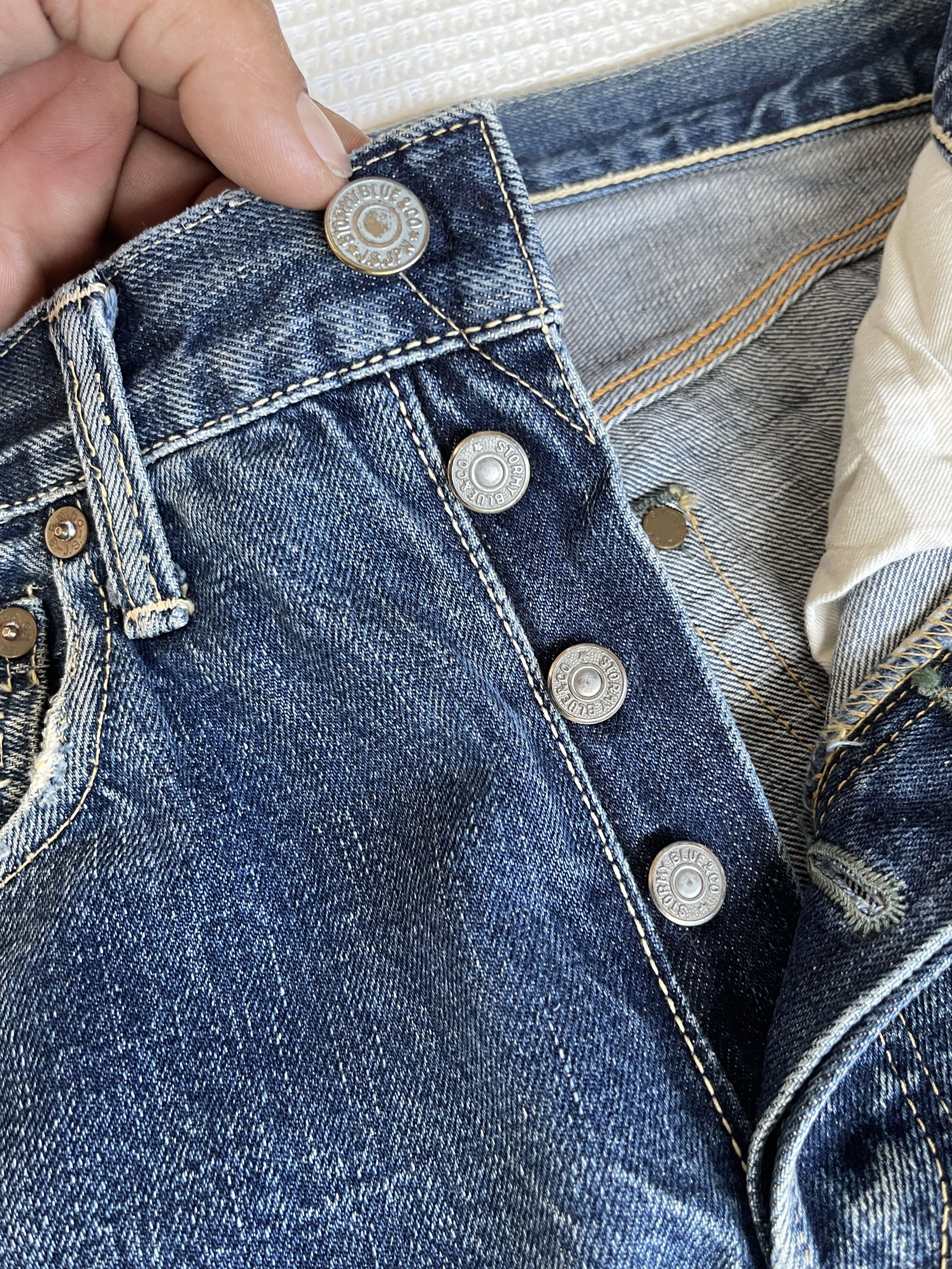 Japanese Brand Last Drop🔥Rare🔥Vtg PHERROW’S Selvedge Distressed Denim Jeans Size US 29 - 7 Thumbnail