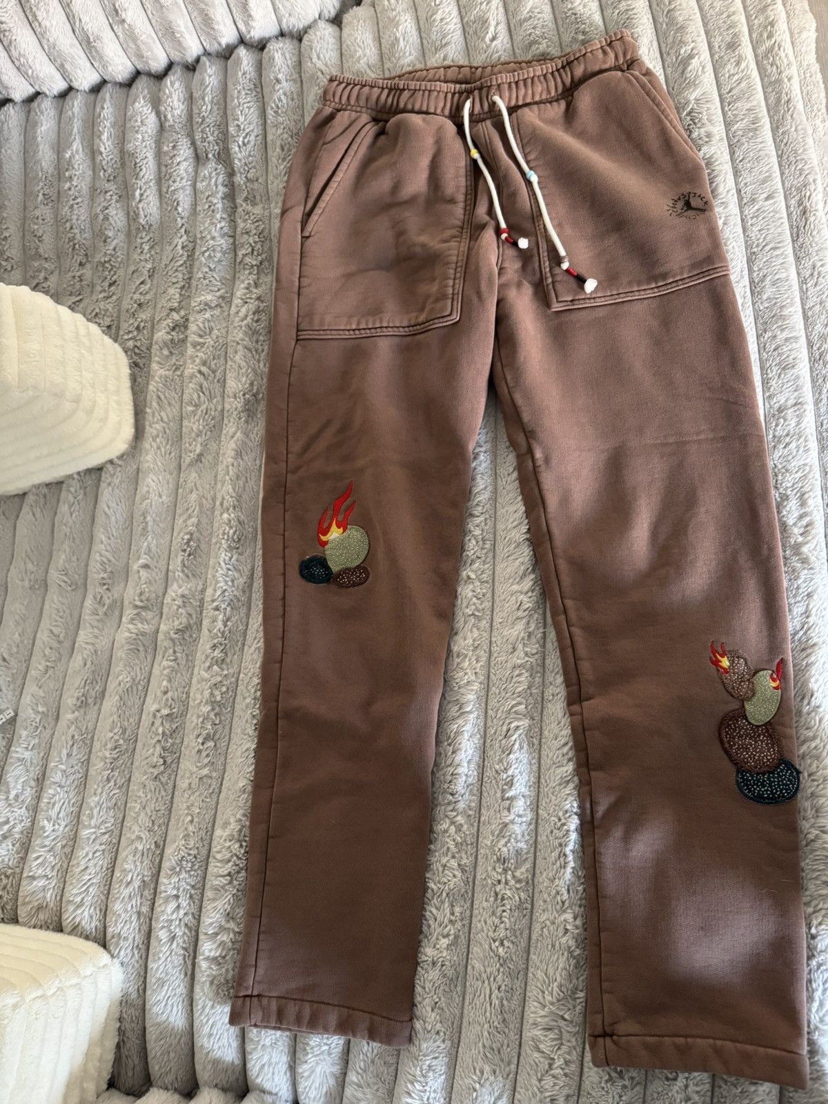 Nike × Travis Scott cactus jack travis scott jordan fleece pants archaeo nike Size US 30 / EU 46 - 18 Thumbnail
