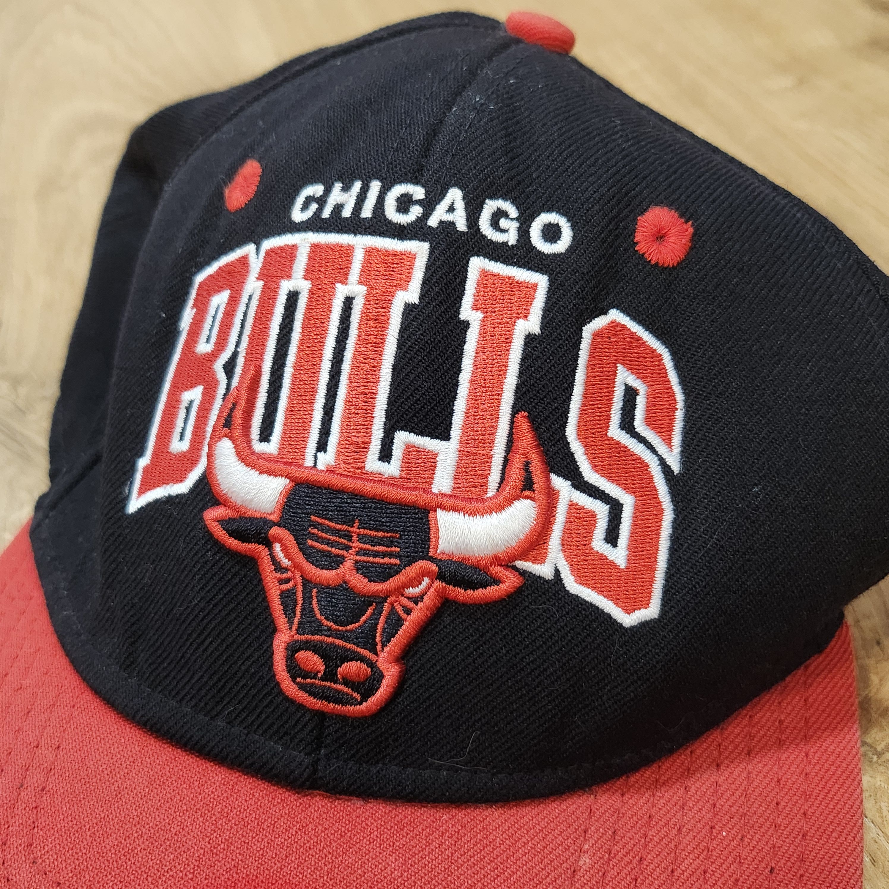 Mitchell & Ness × NBA × Vintage 90s Wool Chicago Bulls Hat Size ONE SIZE - 2 Thumbnail