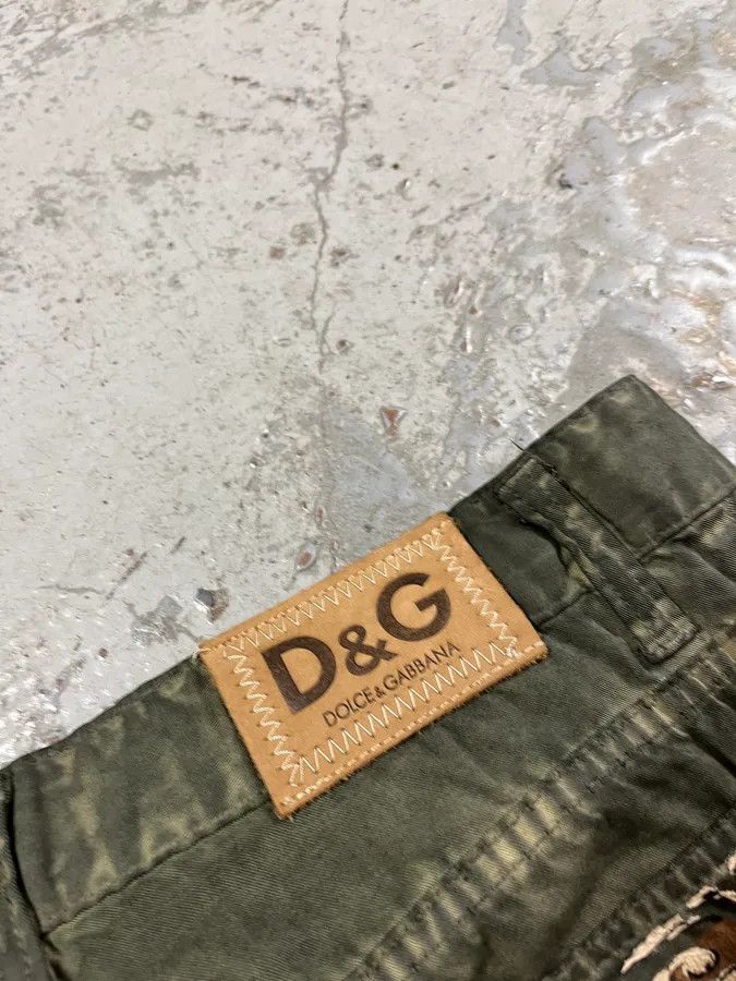 Dolce & Gabbana SS2006 Dolce & Gabbana Olive Green Pants Size US 31 - 10 Thumbnail