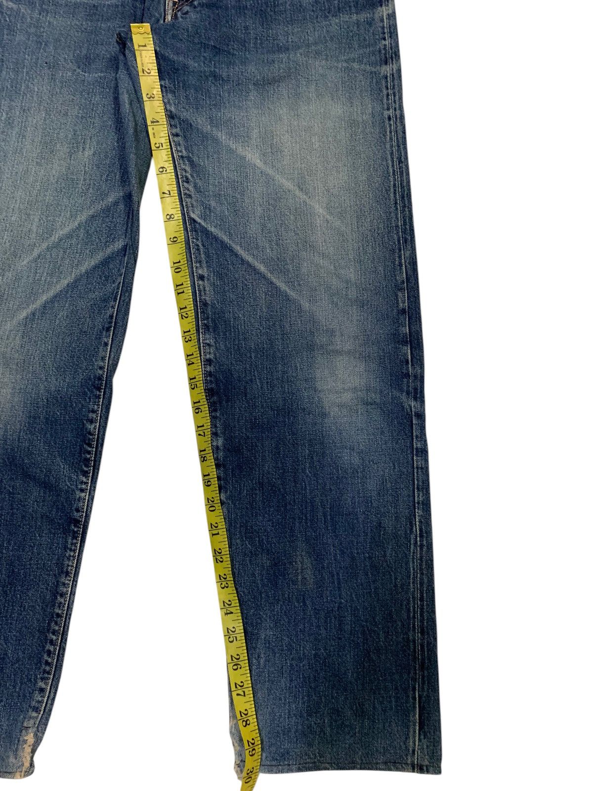 Kapital HR MARKET SELVEDGE BUTTON FLY JAPANESE DISTRESSED DENIM Size US 30 / EU 46 - 23 Thumbnail