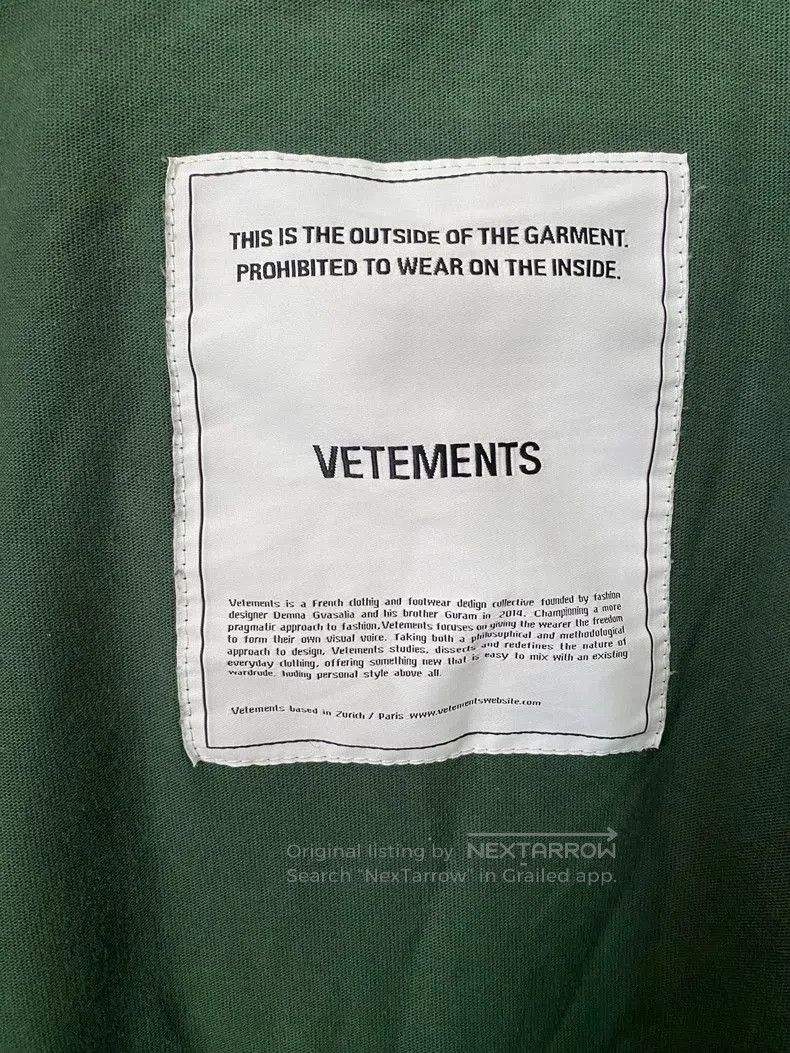 Vetements Vetements Logo Long Sleeve Sweatshirt. Size US S / EU 44-46 / 1 - 5 Thumbnail