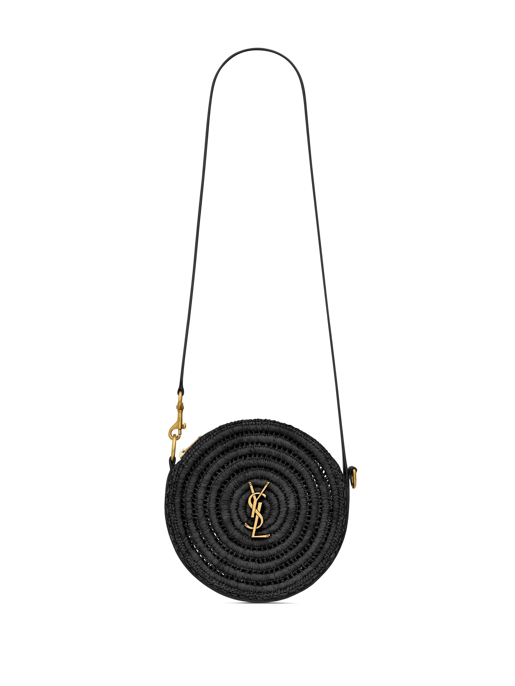 Saint Laurent Paris o1s1wg110724 Size: OS / Round Leather Bag in Black Size ONE SIZE - 1 Thumbnail