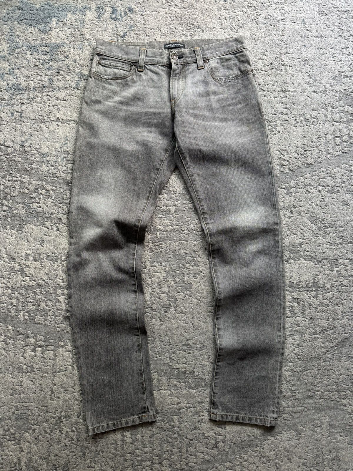 Dolce & Gabbana Dolce Gabbana Vintage Gray Denim Jeans Size 46 made in Italy Size US 31 - 2 Thumbnail