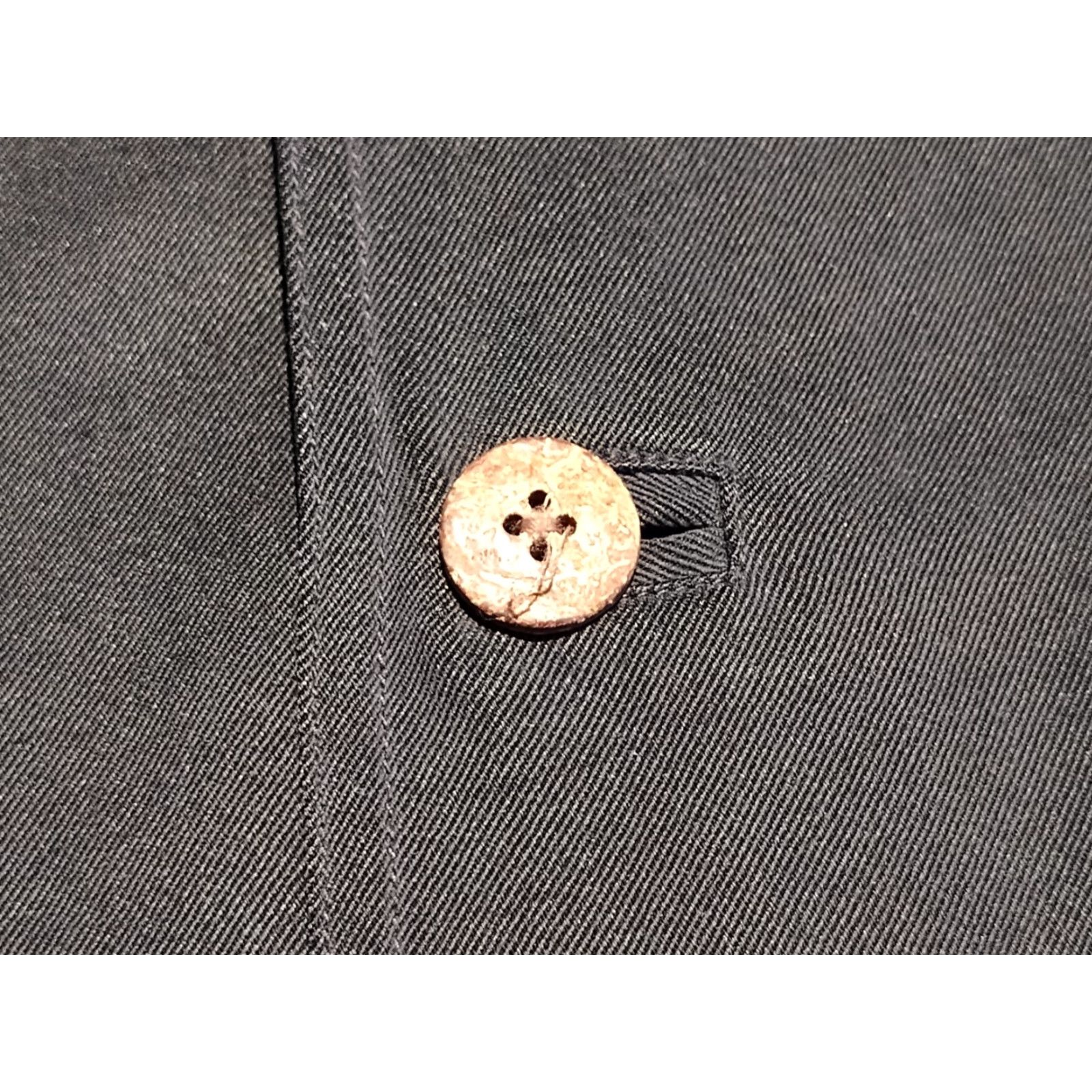 Tommy Bahama Tommy Bahama Silk Blazer Mens Size L Black Unstructured 3-Button Regular Fit Size 42R - 3 Thumbnail
