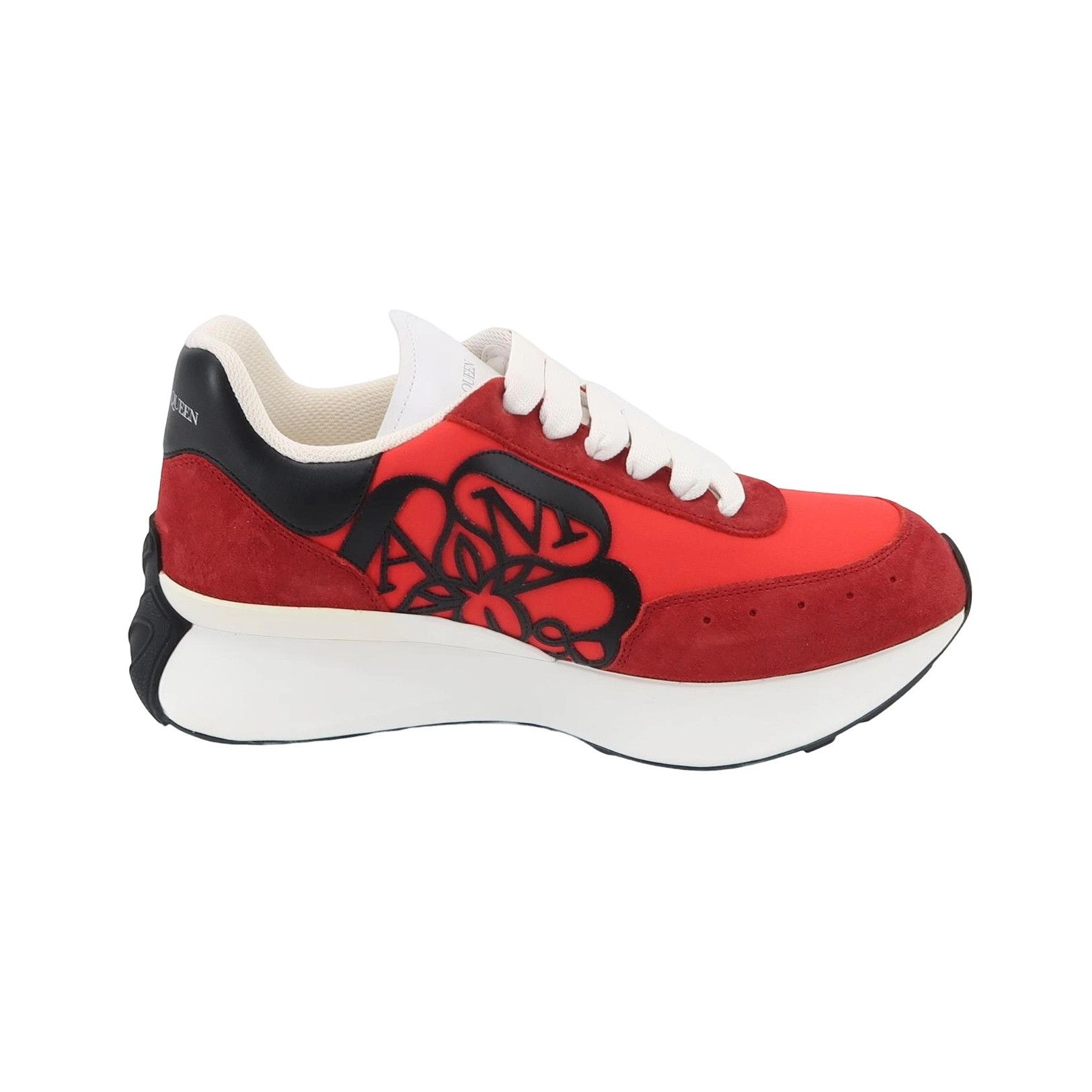Alexander McQueen Alexander McQueen Red Sprint Runner Sneakers 40 Size US 7 / EU 40 - 1 Thumbnail
