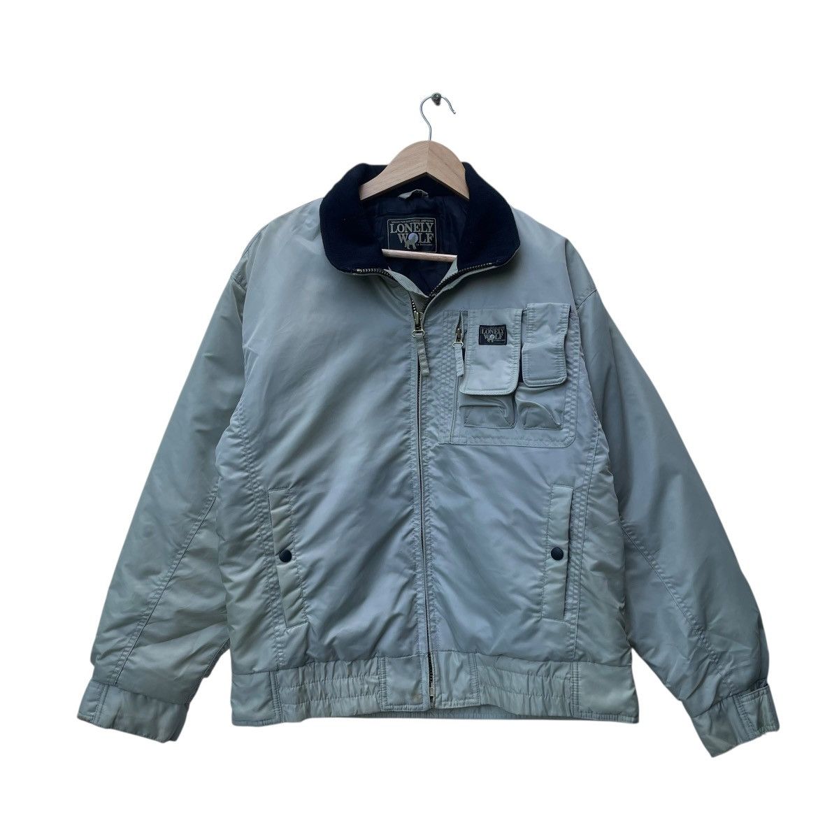 Japanese Brand × Vintage 💥Vintage Lonely Wolf Bomber Jacket Size US M / EU 48-50 / 2 - 1 Thumbnail