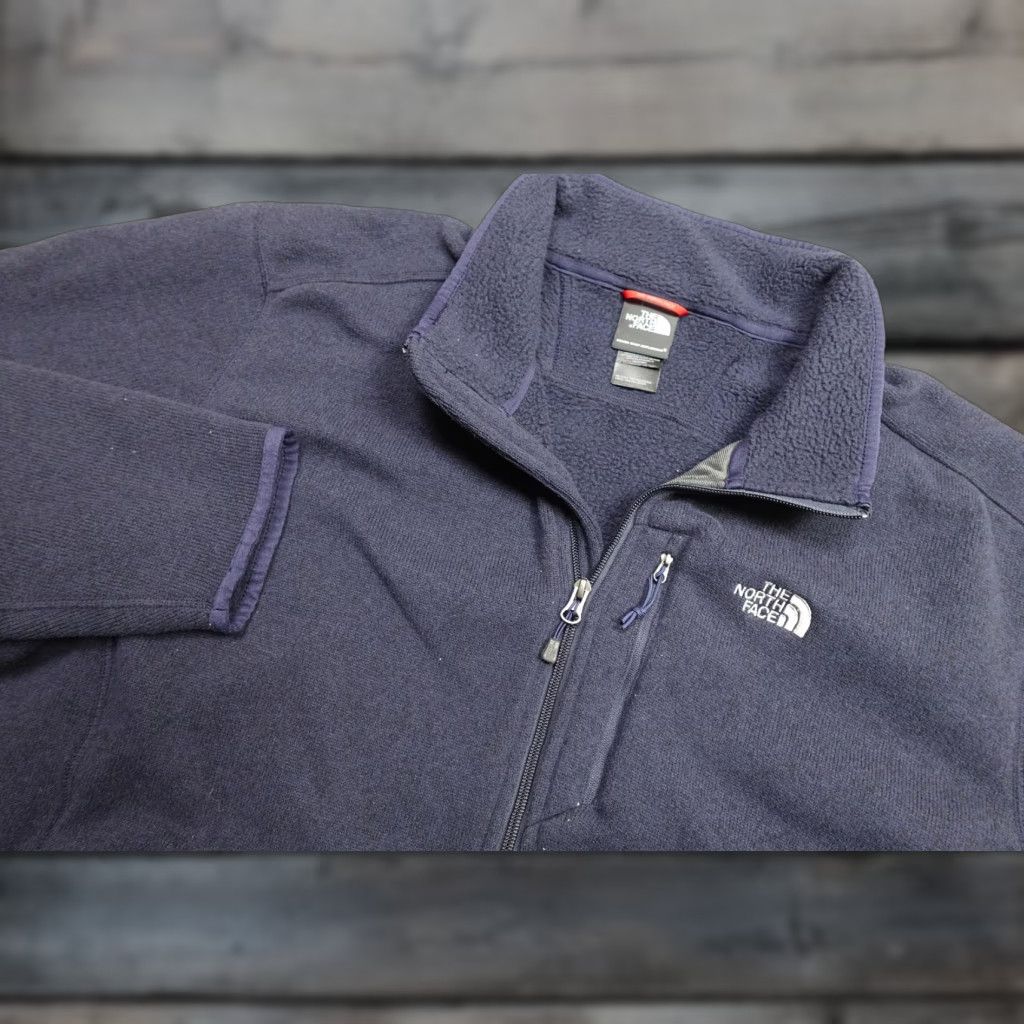 The North Face VINTAGE The North Face Jacket Mens 2XL Blue Full Zip Sweater Fleece Hiking Outdoors Size US XXL / EU 58 / 5 - 1 Thumbnail
