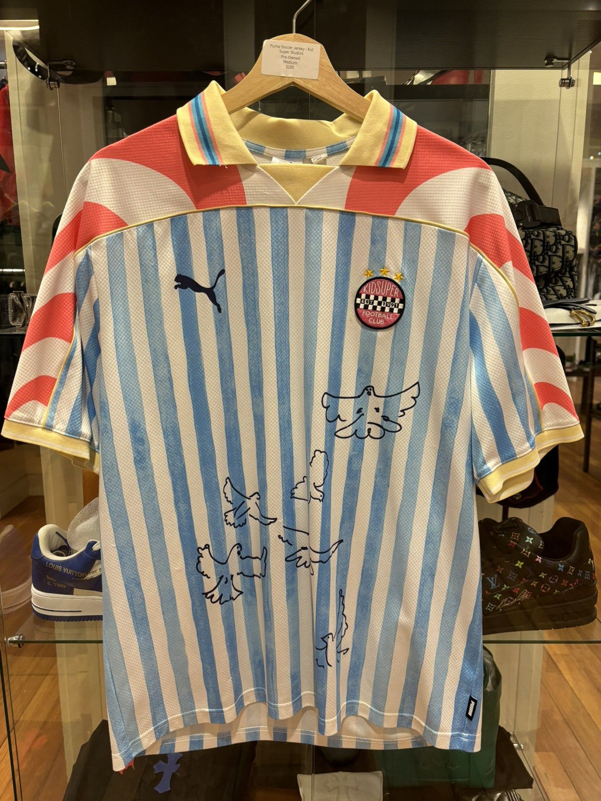 Supreme Floral Soccer Jersey White FW25