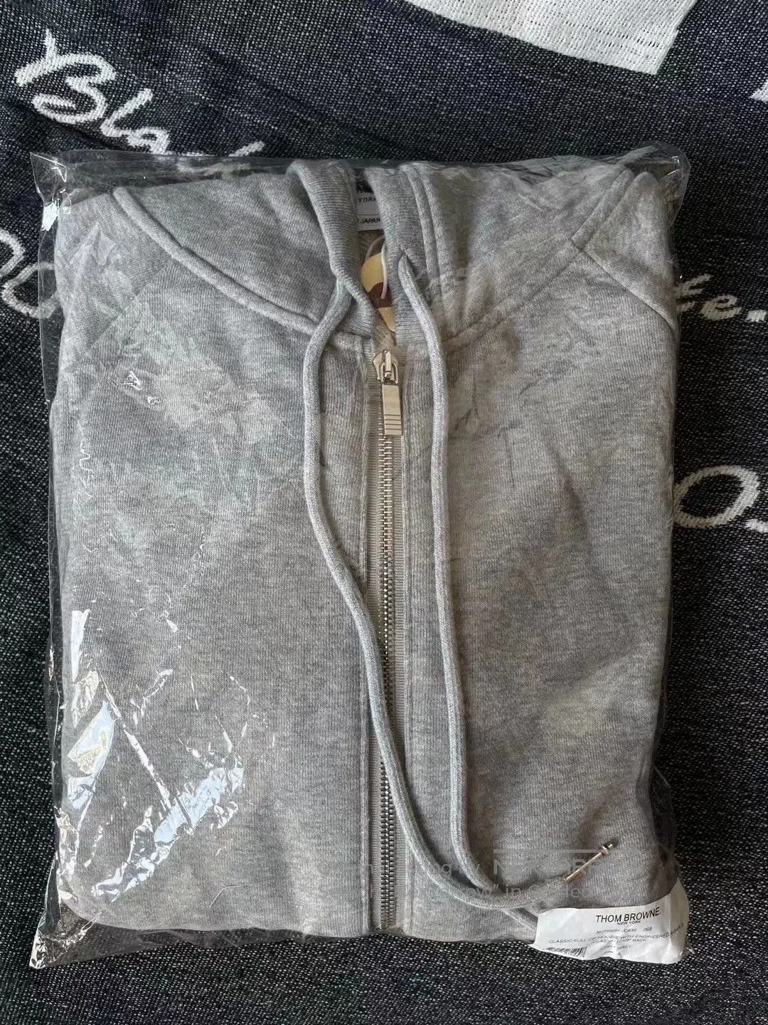 Thom Browne thom browne light grey zip hoodie. Size US M / EU 48-50 / 2 - 4 Thumbnail