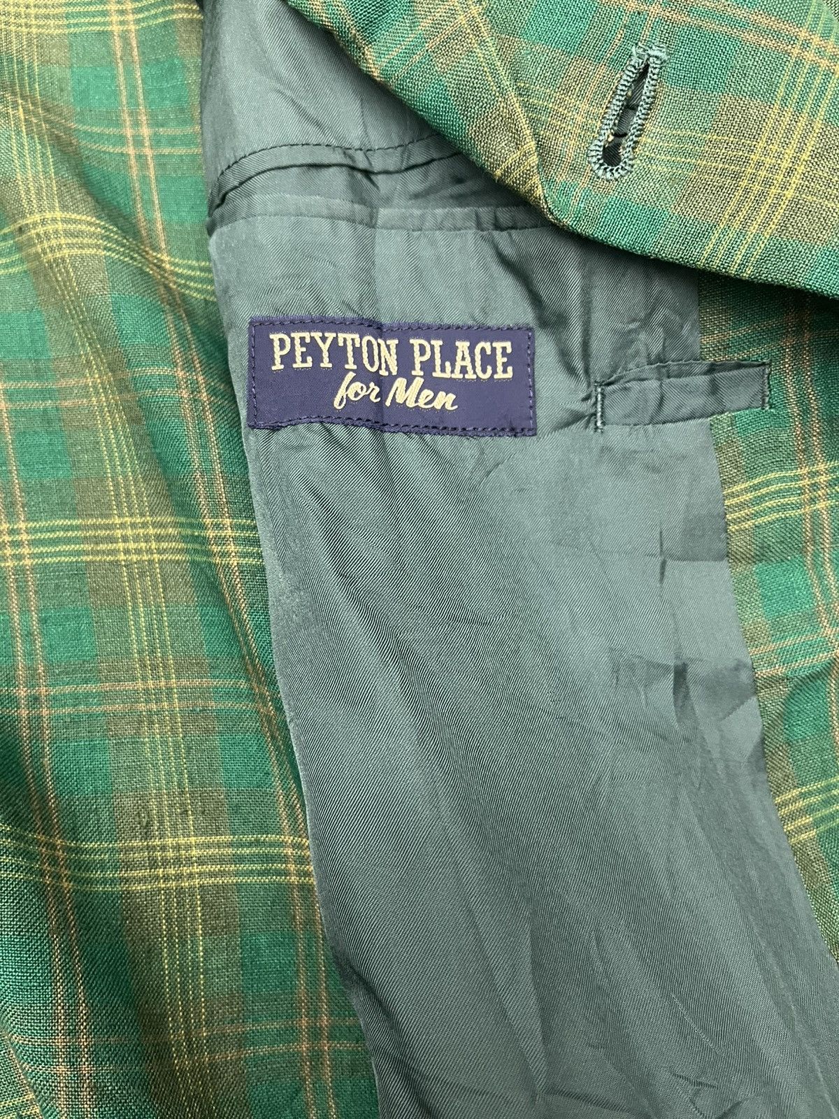 PPFM × Vintage ARCHIVE🔥PEYTON PLACE FOR MEN TARTANS BLAZER JACKET Size US L / EU 52-54 / 3 - 8 Thumbnail